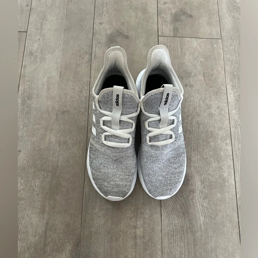 Adidas Womens Cloudfoam Pure 2.0 H04756 Gray Running Shoes Sneakers Size 9.5